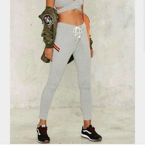 Nasty Gal track pants NWT